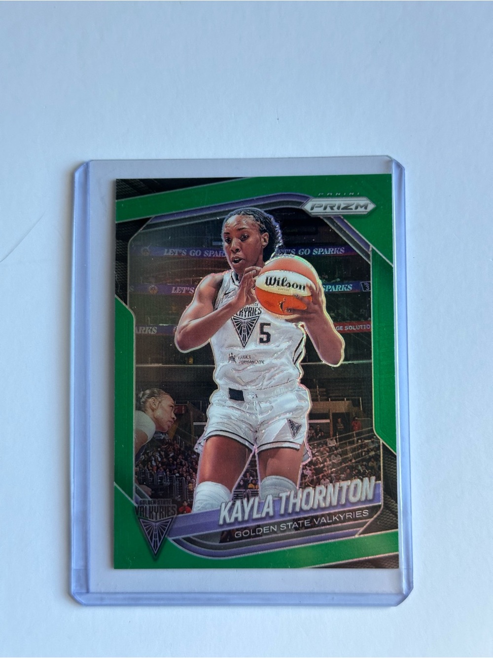 Panini Prizm Kayla Thornton Green Accent Basketball Card
